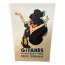 Gitanes advertising cardboard by René Vincent