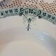 6 antique ironstone soup plates