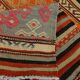 Red & Orange Mid Century Modern Kilim Rug, 174x267Cm
