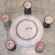 Vintage ceramic egg service by Jean Austruy