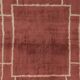 Moroccan rug in natural wool 3 x 2 m