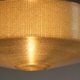 Early plastics cellulose and teak pendant lamp by John and Sylvia Reid for Rotaflex, UK, 1950s