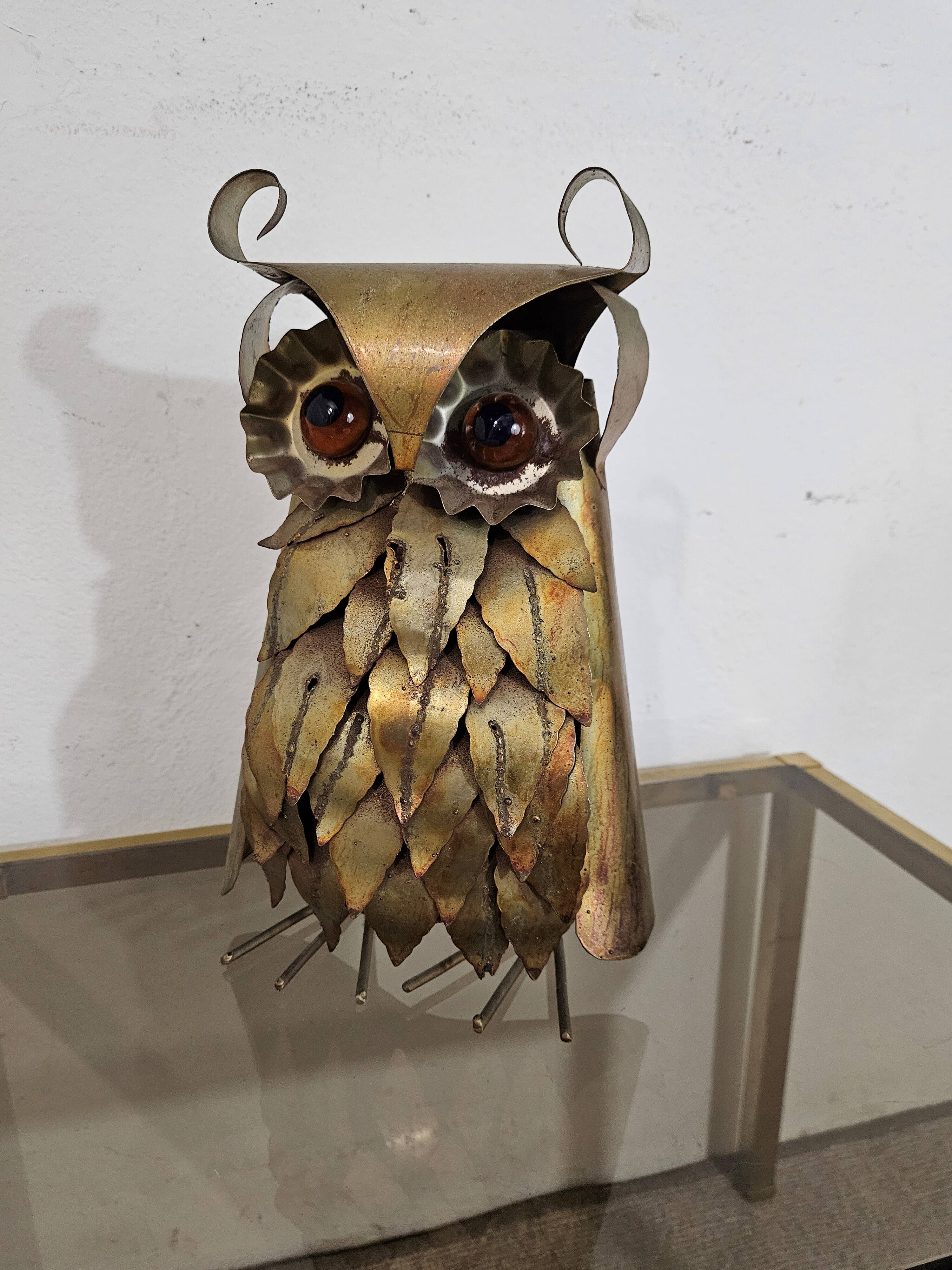 70's Owl Sculpture - 70's design owl