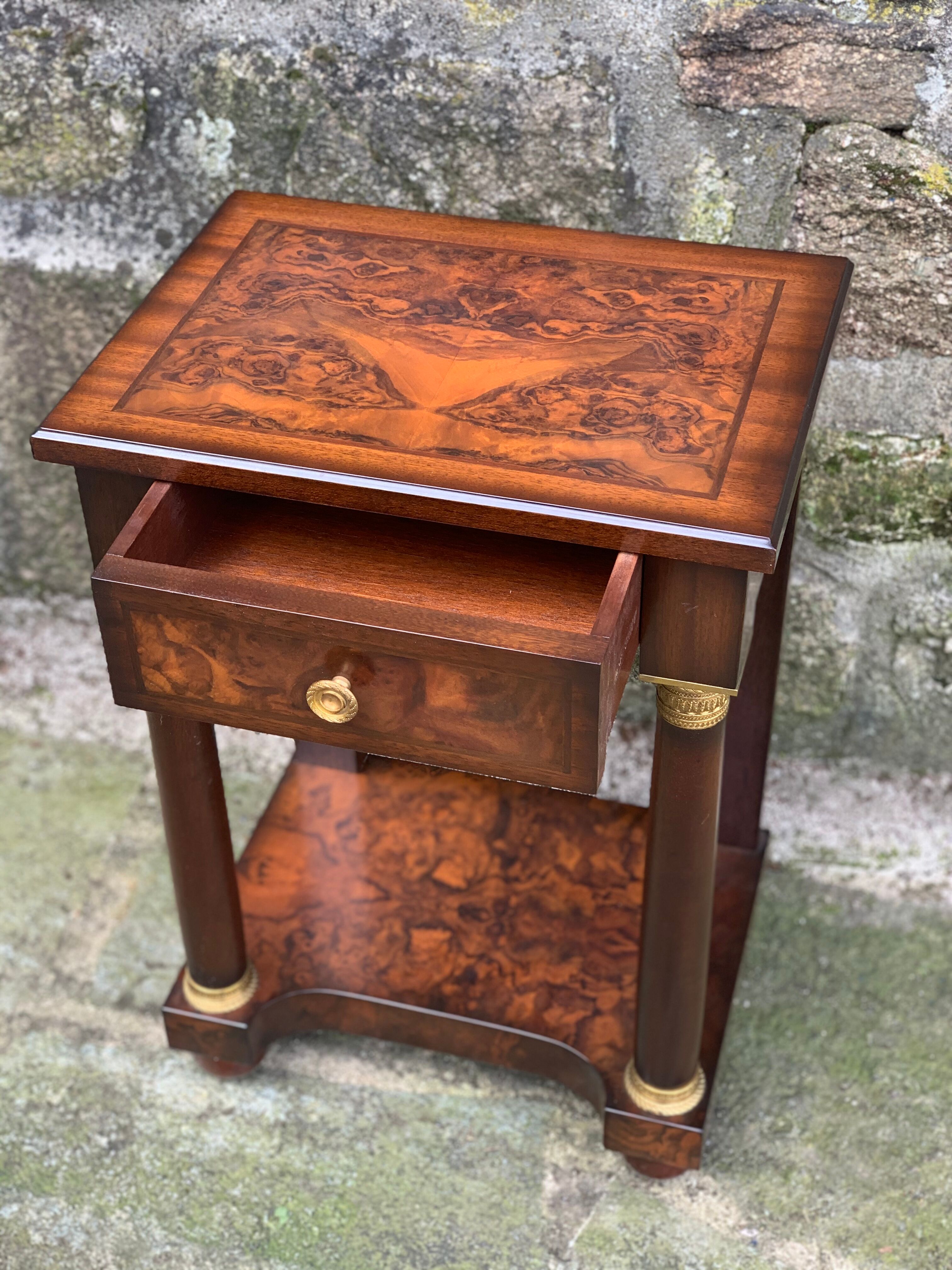 Empire style bedside table