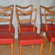 Series of six vintage chairs