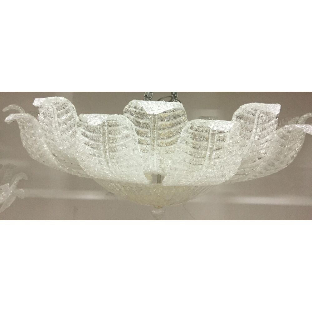 Murano glass flush mount