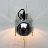 German wall lamps model 540 from the mid-century space age in the style of Gino Sarfatti, 1960s, set of 2.