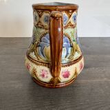 Antique Art Nouveau barbotine jug