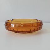Vintage amber ashtray 60-70s