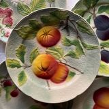 Barbotine dessert plates