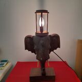 Lampe à poser tête d'éléphant