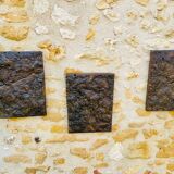 Set of three brutalist wall sculptures, by Irv Bramberg, vintage