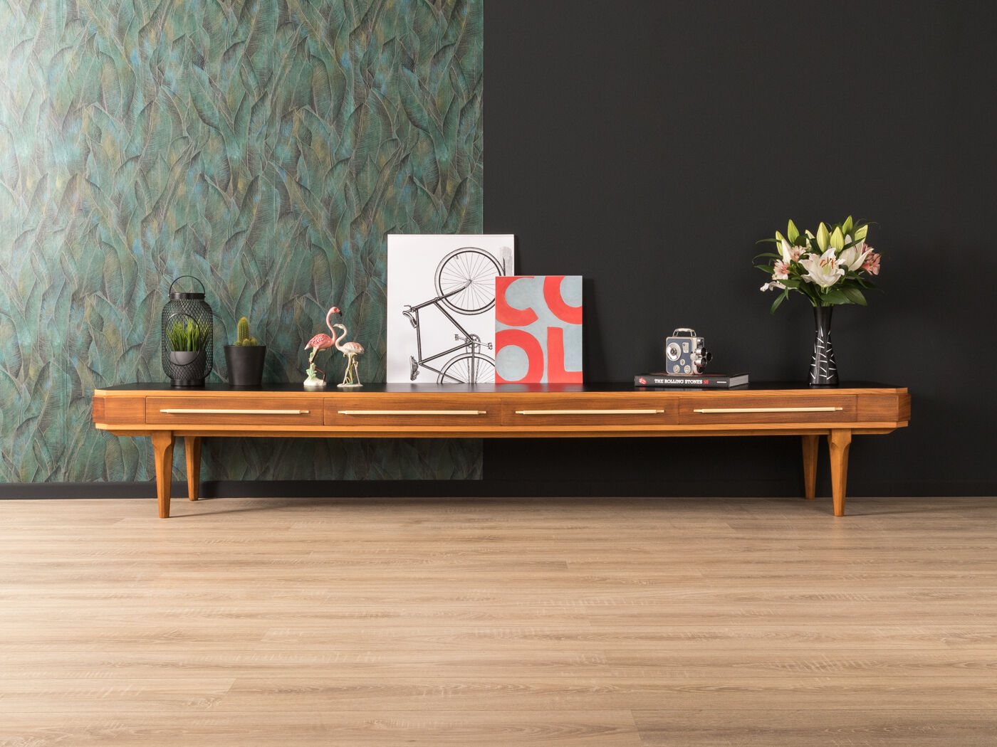 Walnut sideboard from the 1960s