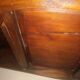 Console en bois demi-lune