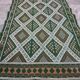 Green kilim rug 93x189cm