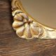 Miroir doré travaillé esprit baroque