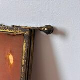 Vintage barber's triptych mirror