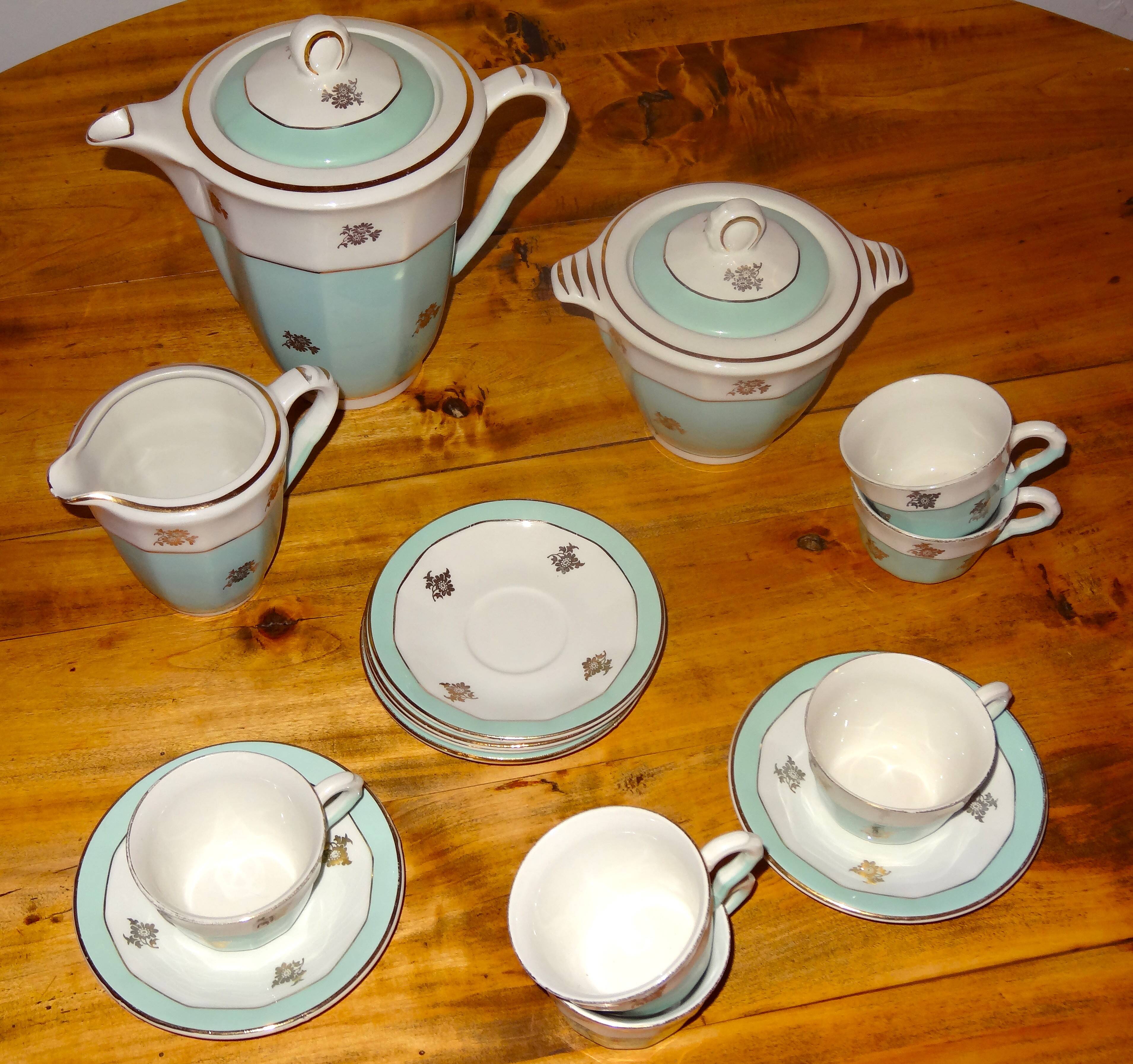 Coffee service Moulin des Loups model "Emeraude"