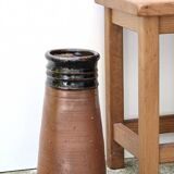 Impressive stoneware ceramic vase by Pierre Digan La Borne, 1960s