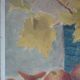Tableau peinture nature morte signee R.S