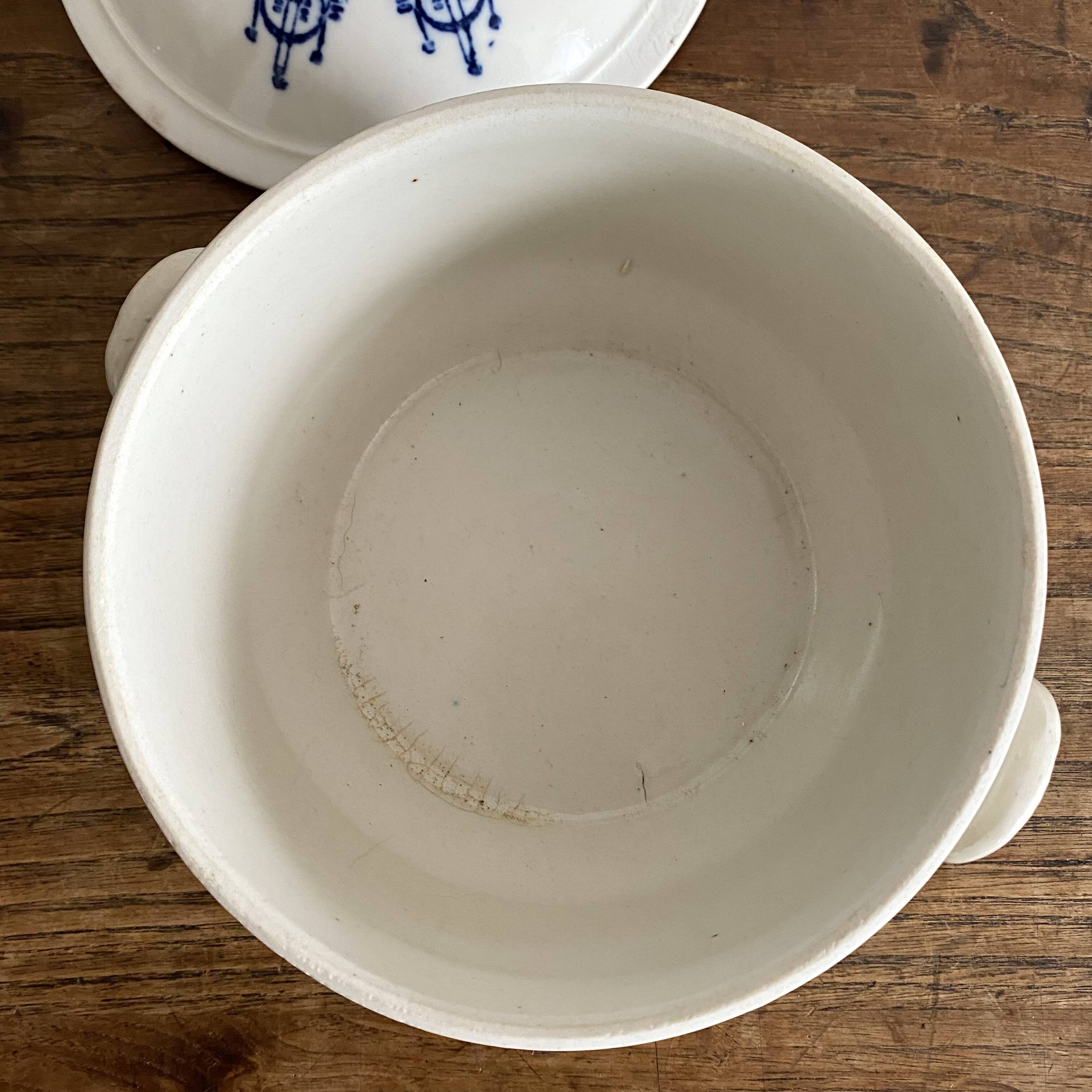 Antique Saint Uze soup tureen