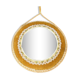 Yellow vintage mirror