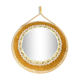 Miroir vintage jaune