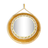 Miroir vintage jaune