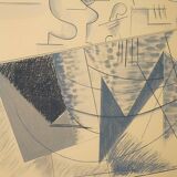 Aldo Mondino, Dance, colour lithograph on paper, 1970s