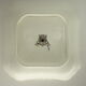 Pocket empty faience gien renaissance décor blue background