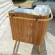 Rattan tiki bar