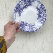 Assiettes dessert Sarreguemines modèle Jardinière XIXEME