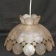 Vintage chandelier, mother-of-pearl suspension