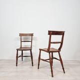 4 chaises anglaises fin XIXème siècle