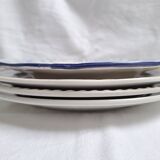 Vintage blue dinner plates