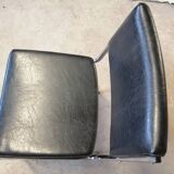 Vintage chrome and skai chair