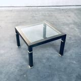 Vintage Postmodern Brushed Metal Coffee Table from Belgo Chrom / Dewulf Selection, 1980s
