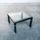 Vintage Postmodern Brushed Metal Coffee Table from Belgo Chrom / Dewulf Selection, 1980s