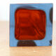 Vintage glass vase by Murano Sommerso by Flavio Poli - 1960