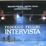 Original cinema poster "intervista" fellini