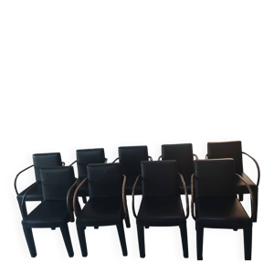 10 chaises fauteuils