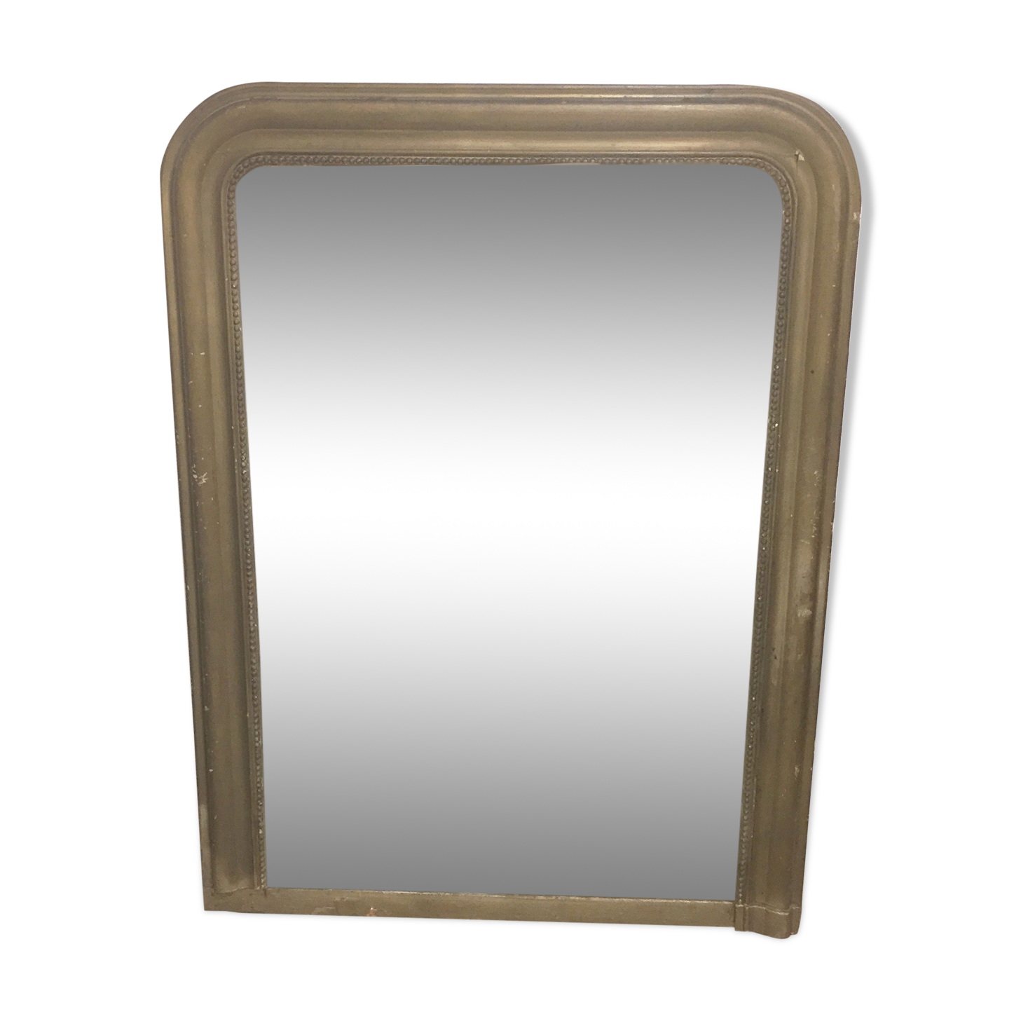 Golden trumeau mirror 137 X 103 cm