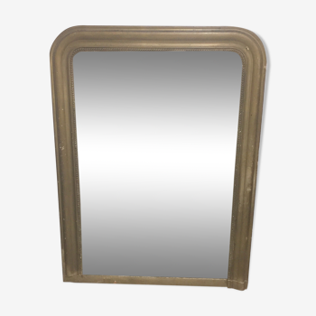 Golden trumeau mirror 137 X 103 cm
