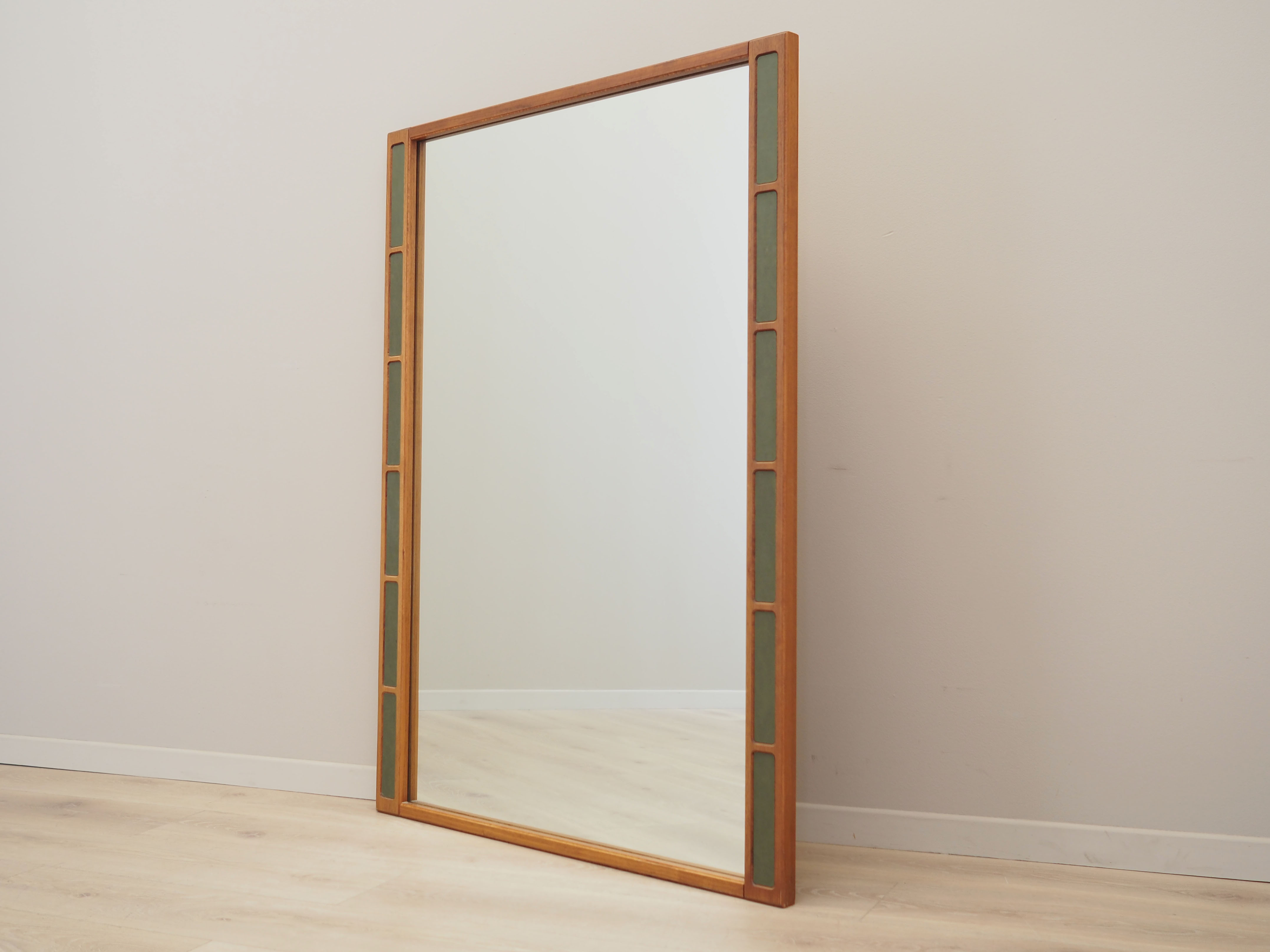 Teak mirror, Danish design, 1970s, production Denmark, 93x124 cm