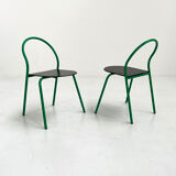 Green Chair Il Bottone by Paolo Parigi for Heron Parigi, 1980