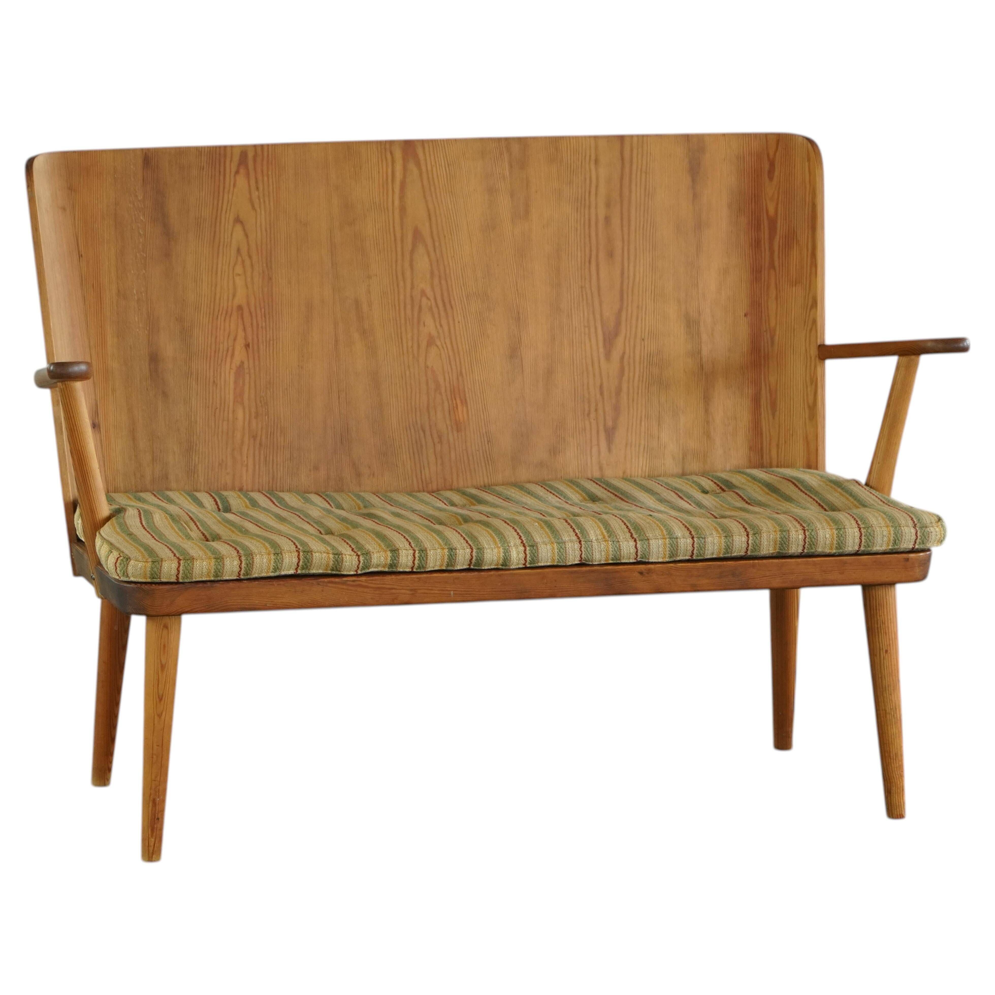 Göran Malmvall, canapé / bench in pine "Swedish Fir" for Karl Andersson & Söner, 1950s