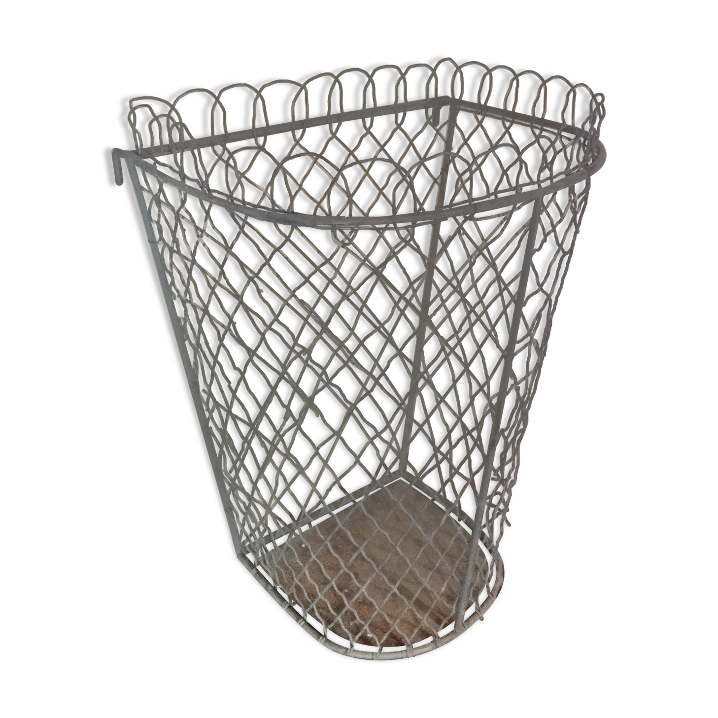 Former public garden garbage can circa 1950