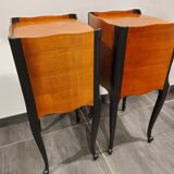 Pair of vintage Louis XV style bedside tables