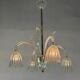 Colourless Venetian glass lustre from Murano circa 1930