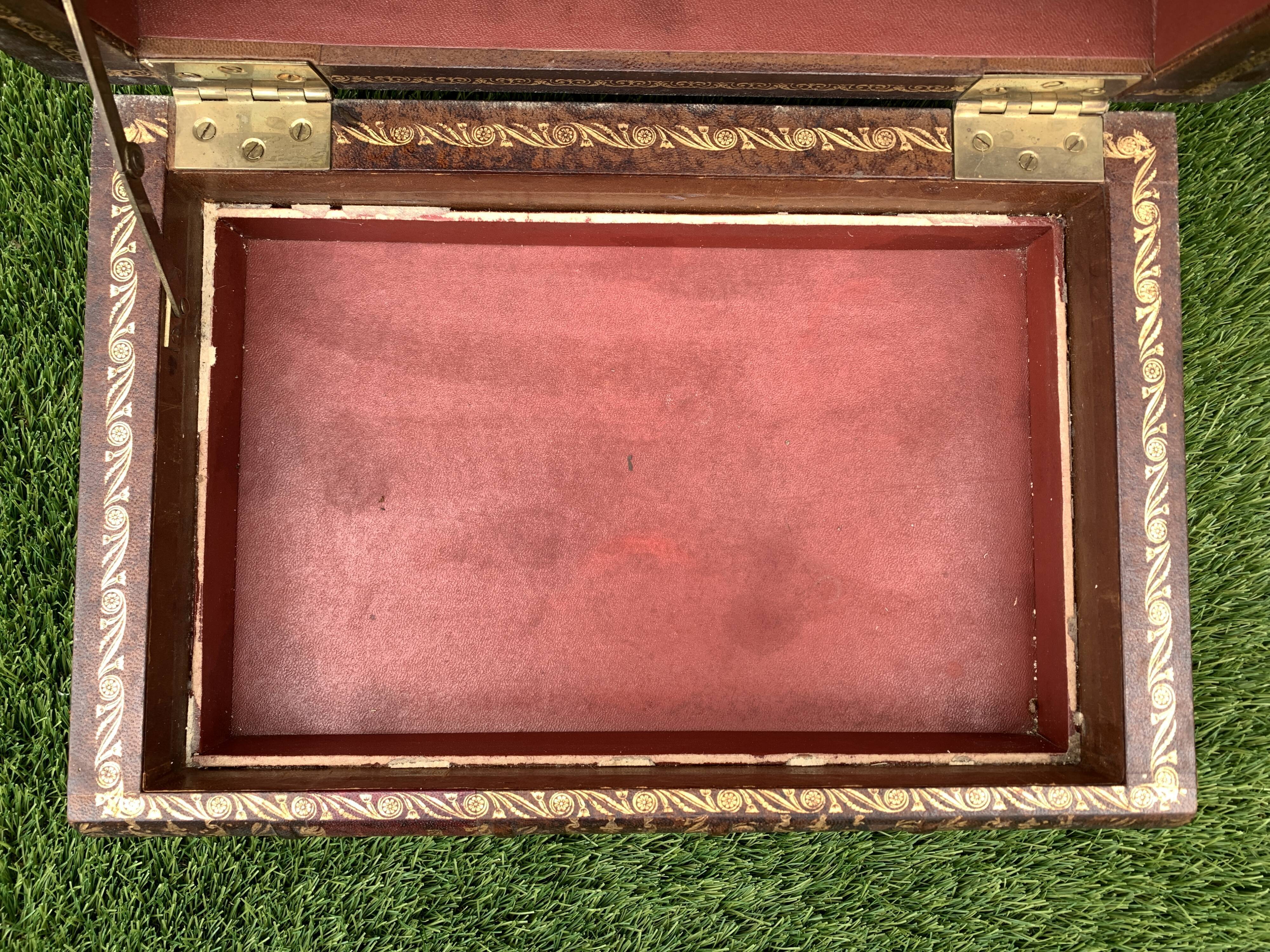 Trompe l'oeil storage box of old books, twentieth century